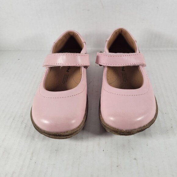 Naturnino Girls Pink Dressy Formal Toddler Mary Jane Hook & Eye Shoes Size 24 - Picture 2 of 6